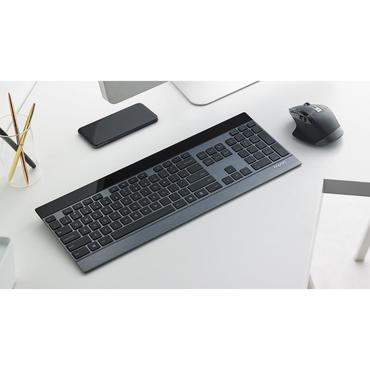 Rapoo 9900m tastatur Mus inkluderet Kontor QWERTZ Sort