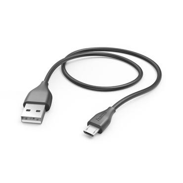 Hama 00201586 USB-kabel USB 2.0 1,5 m Micro-USB A USB A Sort