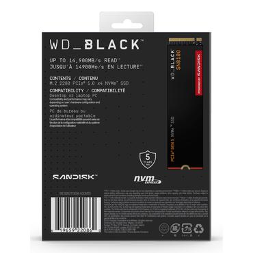 WD_BLACK SN8100 WDS200T1X0M-00CMT0 - 2 TB - SSD - PCI Express 5.0 x4 (NVMe)