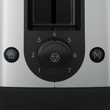 Electrolux E3T1-3ST br&oslash;drister 2 skive(r) 800 W Sort, Rustfrit st&aring;l