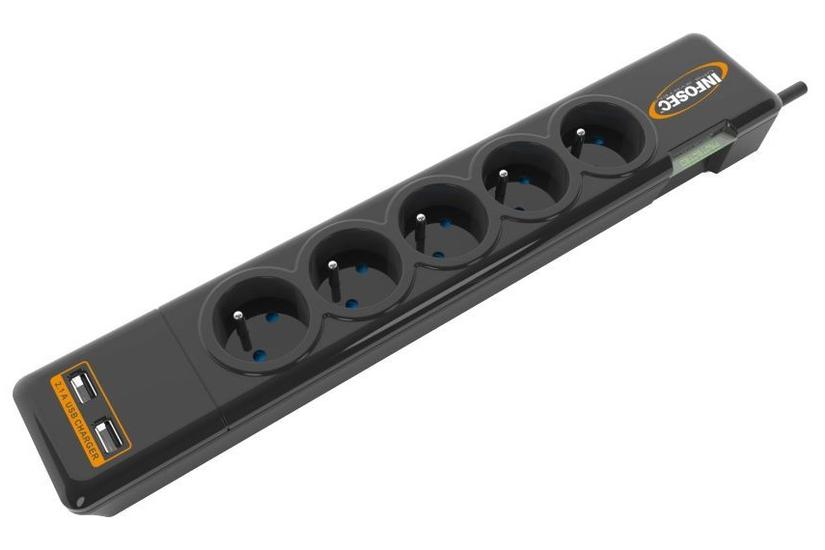 5 FRENCH SOCKETS WITH SURGE