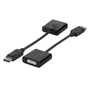 EFB Elektronik EB485V2 videokabel adapter DisplayPort DVI Sort