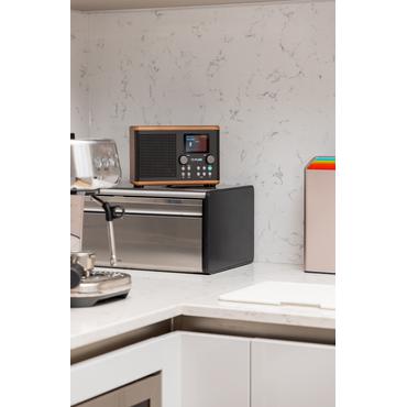 Pure Classic H4 Digitalradio Kaffee Schwarz/Walnuss EU/UK