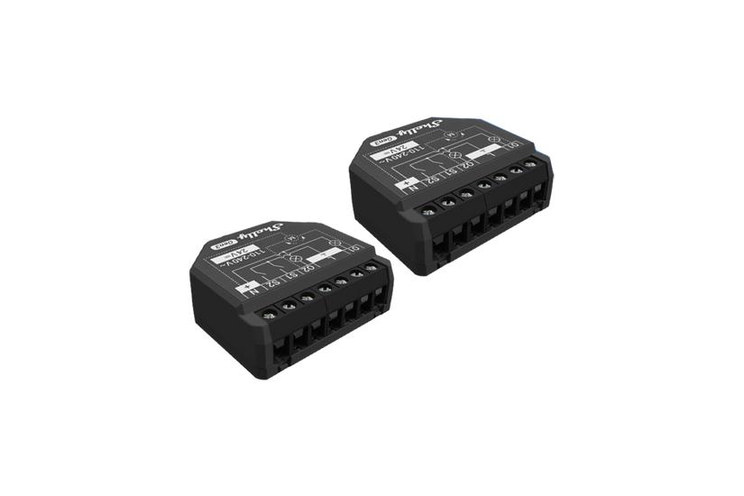 Shelly 2PM Gen3 Intelligent kontakt 2P Sort