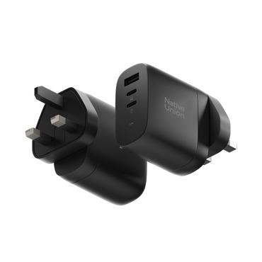 Native Union Fast Gan Charger Pd 67W Laptop, Smartphone, Tablet Sort Vekselstrøm Hurtig opladning Indendørs