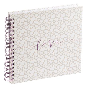 Hama Romance fotoalbum og arkbeskyttelse Beige, Hvid 80 ark 10 x 15