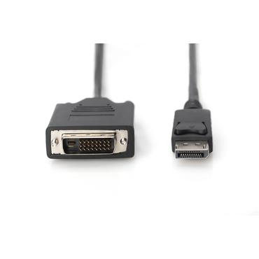 Digitus AK-340301-030-S videokabel adapter 3 m DisplayPort DVI-D Sort