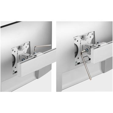 StarTech.com Six-Monitor Desk Mount w/ Crossbar, Up To 32" Screens/17.6lb monteringssats - f&ouml;r 6 LCD-bildsk&auml;rmar - kolonn, dubbel - vit