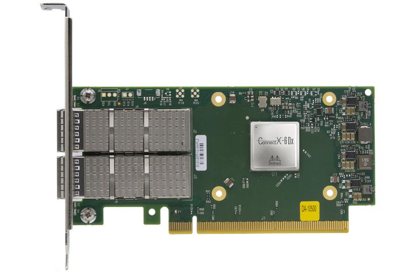 Lenovo ThinkSystem Mellanox ConnectX-6 Dx - n&auml;tverksadapter - PCIe 4.0 x16 - 100 Gigabit QSFP56 x 2