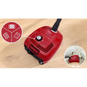 Bosch Serie 4 BGD38RD1H støvsuger 4 L Tromle vakuum Dry 600 W Støvpose