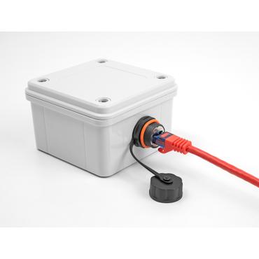 Delock kopplingsdon för nätverk - svart