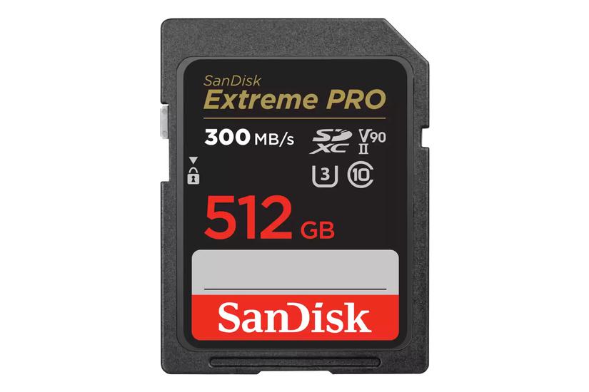 SanDisk Extreme Pro - flashhukommelseskort - 512 GB - SDXC UHS-II