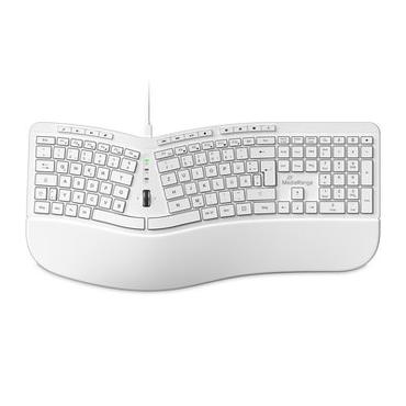 MediaRange MROS272 tastatur Kontor USB QWERTZ Tysk Hvid