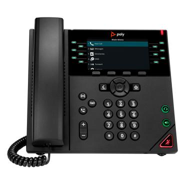 Poly VVX 450 - VoIP-telefon - 3-riktad samtalsförmåg