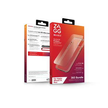 Zagg InvisibleShield Glass Elite 360 - bagsidecover til mobiltelefon