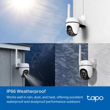 TP-Link TAPO C501GW overvågningskamera Tårn IP-sikkerhedskamera Udendørs 1920 x 1080 pixel Væg