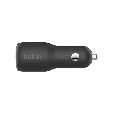 Belkin BoostCharge str&ouml;madapter f&ouml;r bil - USB, 24 pin USB-C - 42 Watt