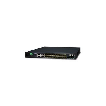 PLANET SGS-6341-16S8C4XR netværksswitch Administreret L3 Gigabit Ethernet (10/100/1000) 1U Sort