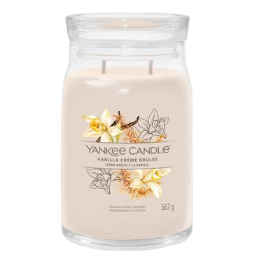 Yankee Candle Vanilla Cr&egrave;me Br&ucirc;l&eacute;e vokslys Cylinder Kanel, Vanilie Brun 1 stk