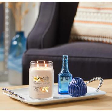 Yankee Candle Vanilla Cr&egrave;me Br&ucirc;l&eacute;e vokslys Cylinder Kanel, Vanilie Brun 1 stk
