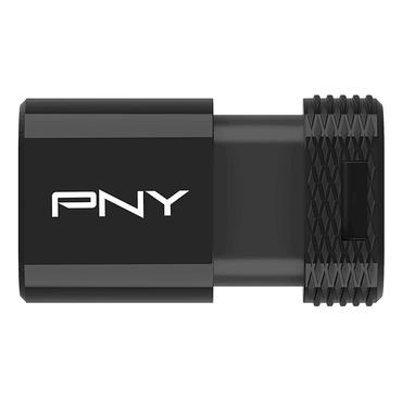 PNY Elite-X USB-nøgle 64 GB USB Type-C 3.2 Gen 1 (3.1 Gen 1) Sort