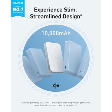 Anker A1664H21 powerbank 10000 mAh Trådløs opladning Hvid