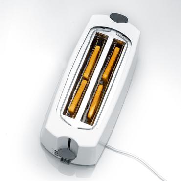 Severin AT 2234 br&oslash;drister 4 skive(r) 1400 W Gr&aring;, Hvid