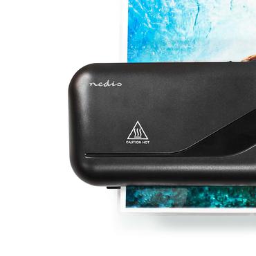 Nedis LAMI112BK4 lamineringsmaskine Varm laminator 230 mm/min Sort