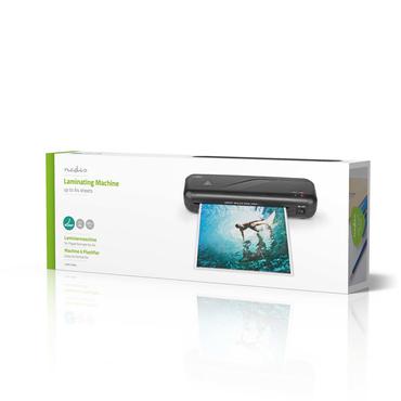 Nedis LAMI112BK4 lamineringsmaskine Varm laminator 230 mm/min Sort