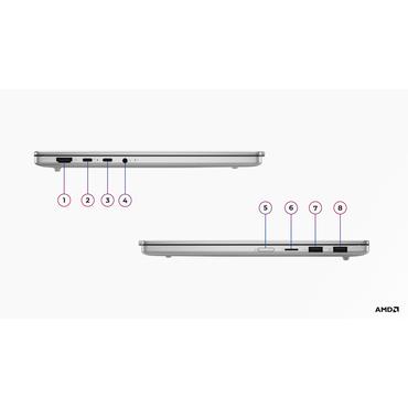 Lenovo IdeaPad Slim 5 B&aelig;rbar PC - AMD Ryzen 5 7535HS - 16GB DDR5 RAM - 512GB SSD - Radeon 660M - 13.3 WUXGA IPS - Windows 11 Home