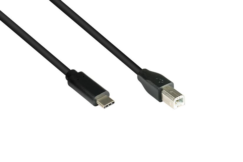 Good Connections USB-kabel - 0.5 m - USB C - USB B - USB 2.0 - 480 Mbit/s
