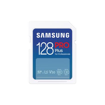 Samsung PRO Plus MB-SD128S - flash-minneskort - 128 GB - SDXC UHS-I