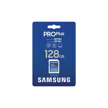 Samsung PRO Plus MB-SD128S - flash-minneskort - 128 GB - SDXC UHS-I