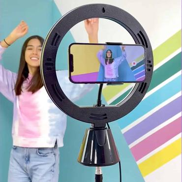 Canal Toys Studio Creator 360° Rotating Studio selfiestang Smartphone Sort