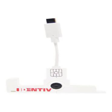 Identiv uTrust SmartFold SCR3500 C, USB-C, weiß Chipkartenleser (ISO 7816), USB-C, Maße (BxHxT): 20x12x48mm, Farbe: weiß (905559-1)