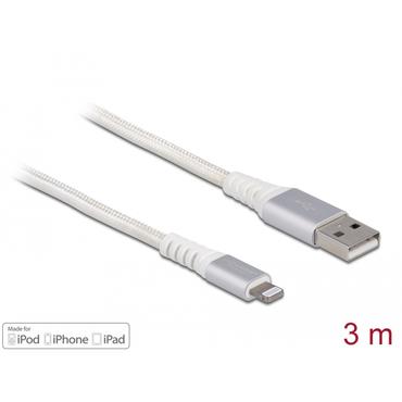 Delock Lightning-kabel - Lightning / USB 2.0 - 3 m