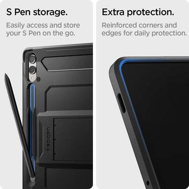 Spigen Tough Armor ”PRO” Galaxy TAB S9+ PLUS / S10+ PLUS 12.4 X810 / X816B / X826B czarny