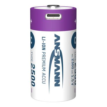 Ansmann 1313-0004 husholdningsbatteri Genopladeligt batteri C Lithium-Ion (Li-Ion)