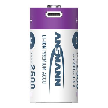 Ansmann 1313-0004 husholdningsbatteri Genopladeligt batteri C Lithium-Ion (Li-Ion)