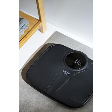 Adler AD 8172B badev&aelig;gt Firkant Sort Elektronisk personlig v&aelig;gt