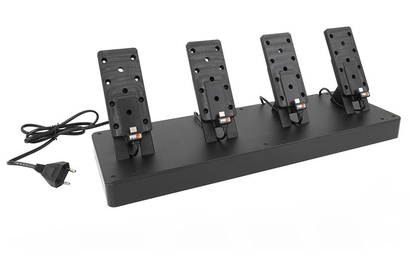 Brodit 216164 ladestation organisator Desktop monteret Acetal Sort