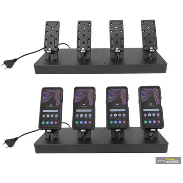 Brodit 216164 ladestation organisator Desktop monteret Acetal Sort