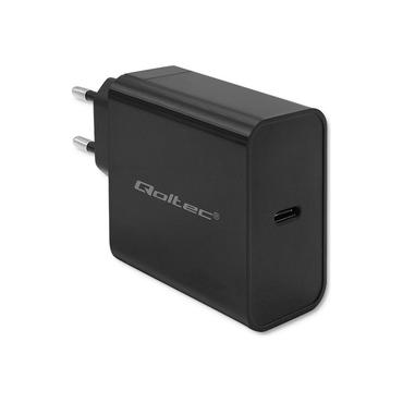 Qoltec - strømforsyningsadapter - 2,25-3,25A, 5-20V, USB type C PD - 65 Watt