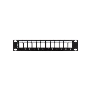 Lanberg PPKS-9112-B - patchpanel (blank) - 1U - 10"