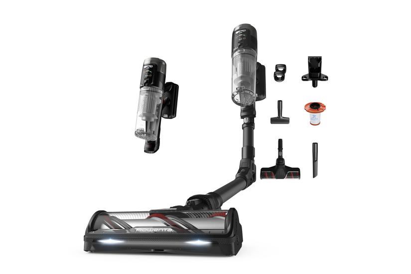 Rowenta X-Force Flex RH9L55E0 stav støvsuger & elektrisk kost 2-i-1 stangstøvsuger Batteri Dry Poseløs 0,65 L Sort