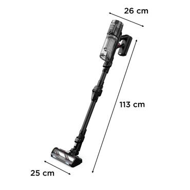 Rowenta X-Force Flex RH9L55E0 stav støvsuger & elektrisk kost 2-i-1 stangstøvsuger Batteri Dry Poseløs 0,65 L Sort