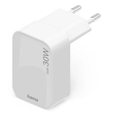 Hama 00201954 oplader til mobil enhed Smartphone, Tablet Hvid Vekselstr&oslash;m Hurtig opladning Indend&oslash;rs