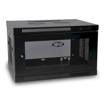 Eaton Tripp Lite Series SmartRack 6U Low-Profile Switch-Depth Wall-Mount Rack Enclosure Cabinet - rack - 6U