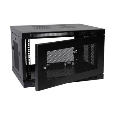 Eaton Tripp Lite Series SmartRack 6U Low-Profile Switch-Depth Wall-Mount Rack Enclosure Cabinet - rack - 6U