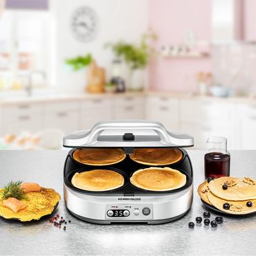 Rommelsbacher Pancake Maker PC1800 Pam, pancake maker (silver)